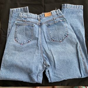 Vintage Lee High Waist Ultra Rise Pleated Mom Jean